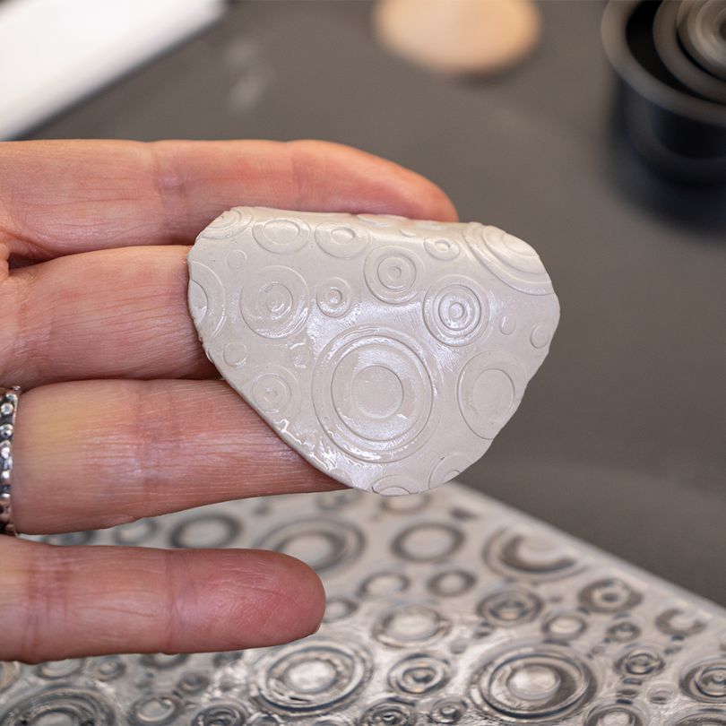 Metal Clay texturieren