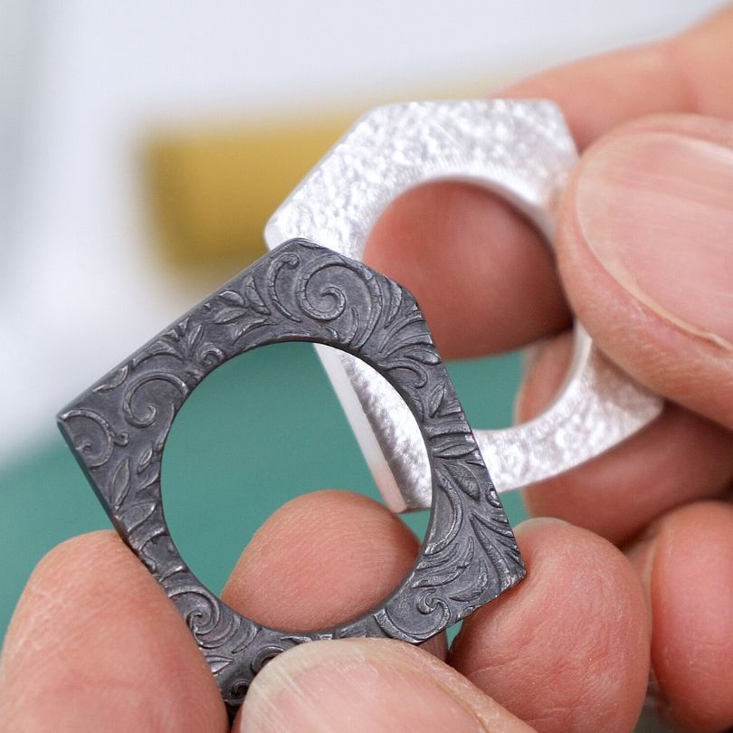 Ringe aus Feinsilber