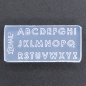 Preview: Buchstaben 3D Silikonform mini