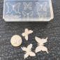 Mobile Preview: 3D Silikonform Schmetterlinge mit Metal Clay Miniaturen