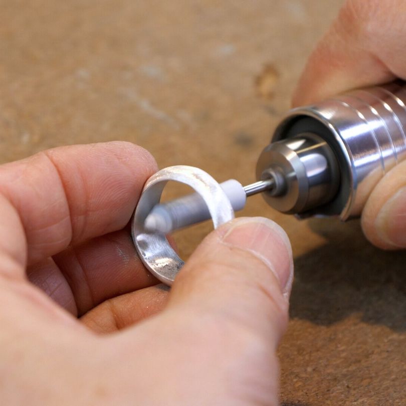 12er-Pack Unmontiert Silikon Grob Weiß Quadratisch Rand Rad Metall