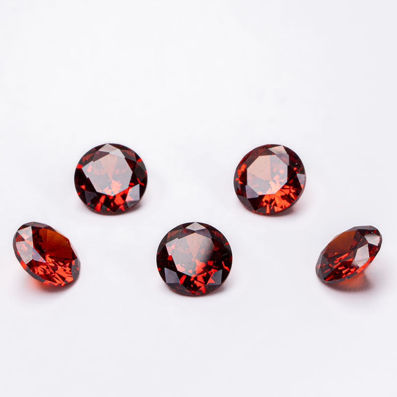 Rutilquarz Kugel 10 Stück Cubic Zirkonia – Rund, 2,0 Mm, Granat