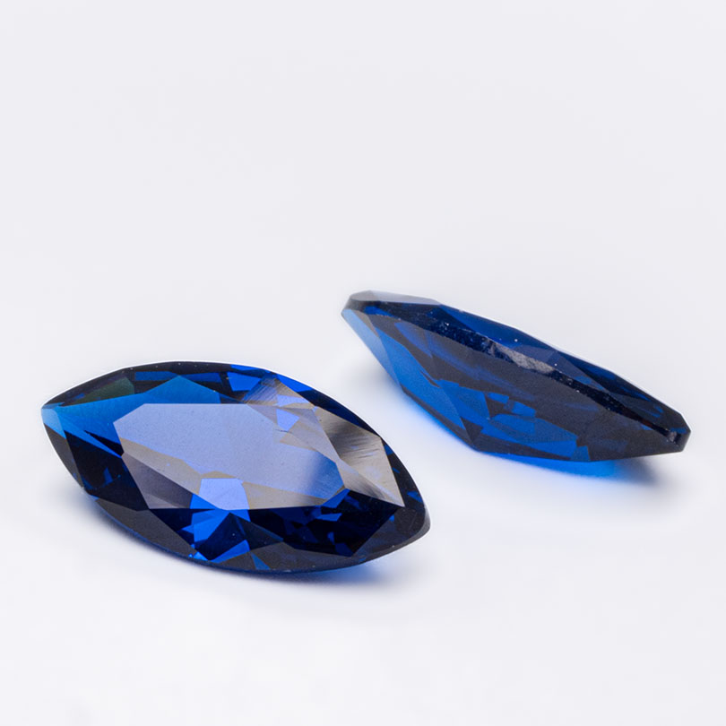 synth. Spinell blau Marquise - Metal Clay und Zubehr, Schmuck aus PMC und  Art Clay selber machen