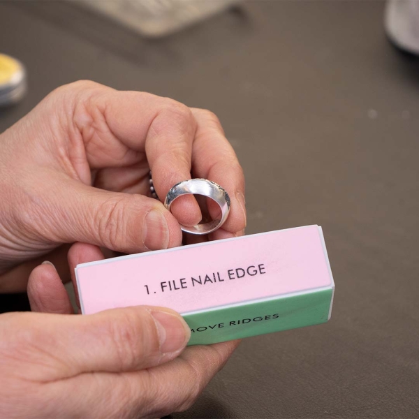 VOARGE 10 Stück Nagel-Polierblöcke – Weiße Schleifblöcke Mit 4 Seiten, 9x2,5x2,5 Cm